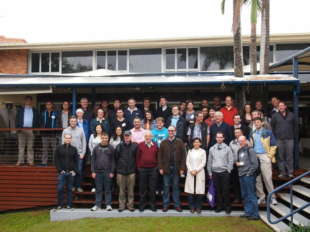 Group photo from the 2013 workshop at UQ